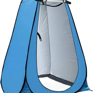Blue  Pop Up Privacy Shower Tent