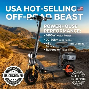 Electric Scooter with Seat