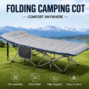 Portable Folding Camping Cot - Thumbnail Image 5