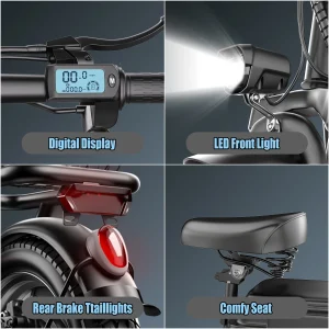 Seated Electric Scooter with Basket - Thumbnail Image 5